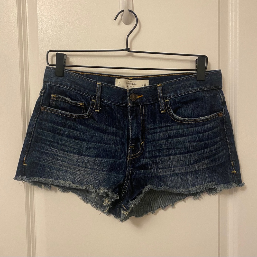A&F Dark Denim Shorts